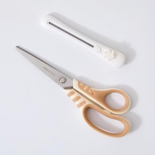 Sharp Stainless Steel Scissors Kit with Comfort Grip - Ideal for Crafts  More