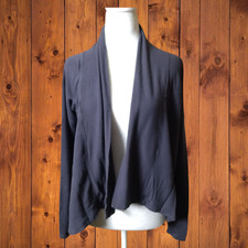 ATHLETA Women's XS Purple Nirvana Two Way Wrap Draped Front Waterfall S416969