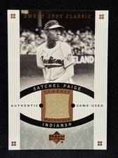 SATCHEL PAIGE INDIANS 2005 UD SWEET SPOT CLASSIC GAME USED WORN PANTS SP