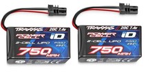 Traxxas 750 mAh 7.4 Volt 2-Cell LiPo Replacement Battery 2821 2-Pack