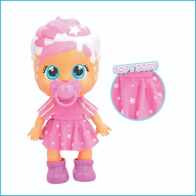 Cry Babies Frozen Frutti Violet 10 Inch Real Tears Baby Doll Toy for Toddlers Ki