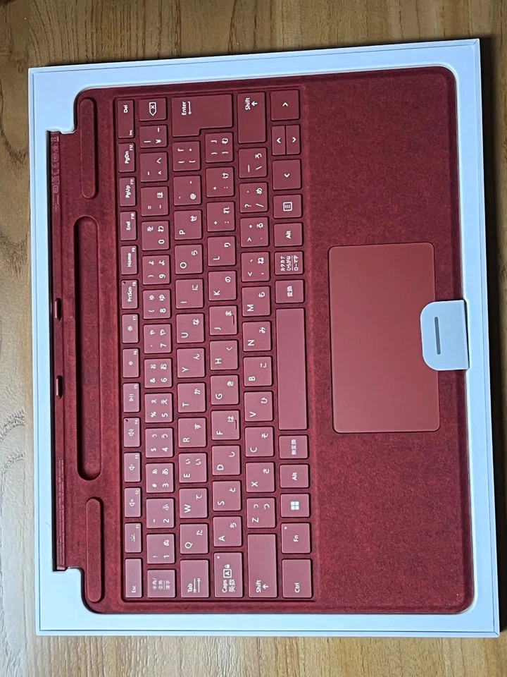 Microsoft Surface Keyboard Japanese Red for 11th edition Pro 8 9 X & Pen Storage - Image 2 of 4