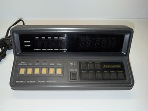 Kenwood HC-10 World Clock Digital Vintage