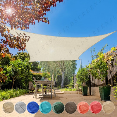 #ad Permeable Shade Sail Patio Awning Outdoor Garden Pool Sun Canopy Shelter Cover $30.07