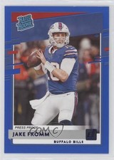 2020 Panini Donruss Rated Rookie Press Proof Blue Jake Fromm #305 0a3