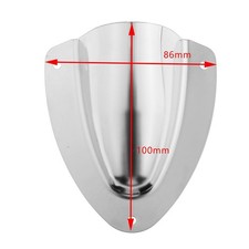 Stainless Steel Clamshell Clam Shell Vent Wire Cover Boat Dinghy Hardware
