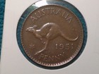 AUSTRALIA - 1951 PENNNY  - PREDECIMAL COIN. Bronze. KM # 43. — photo 4