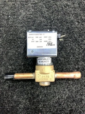 EMERSON Scotsman 11-0493-02 Hot Gas Valve With Coil, 115V