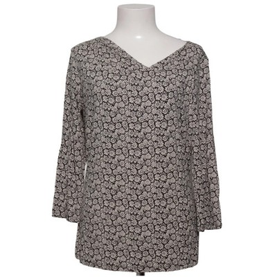 Weekend MaxMara, Bluse, Größe: M, Schwarz/Weiß, Blumen, Damen #nZ8