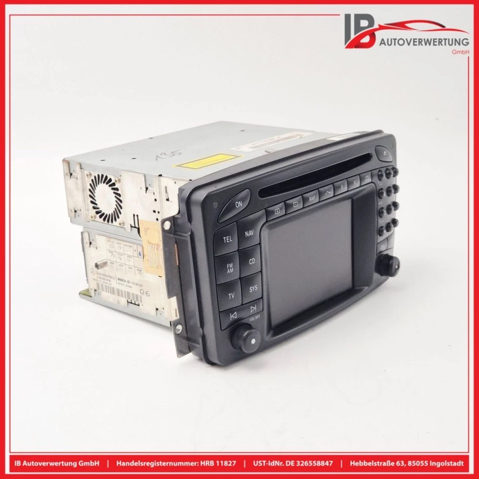 Navigationssystem CD Radio A2038209689 MERCEDES C-KLASSE S203 C270 CDI BOSCH - Bild 4 von 4