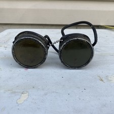 Vintage Antique Steampunk Safety Goggles Welding Riding Goggles