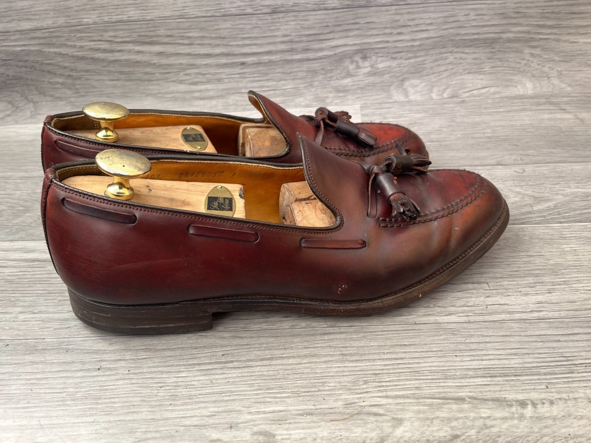Alden 3670 tassel brown shell cordovan dress loafers sz 10.5  display picture 2