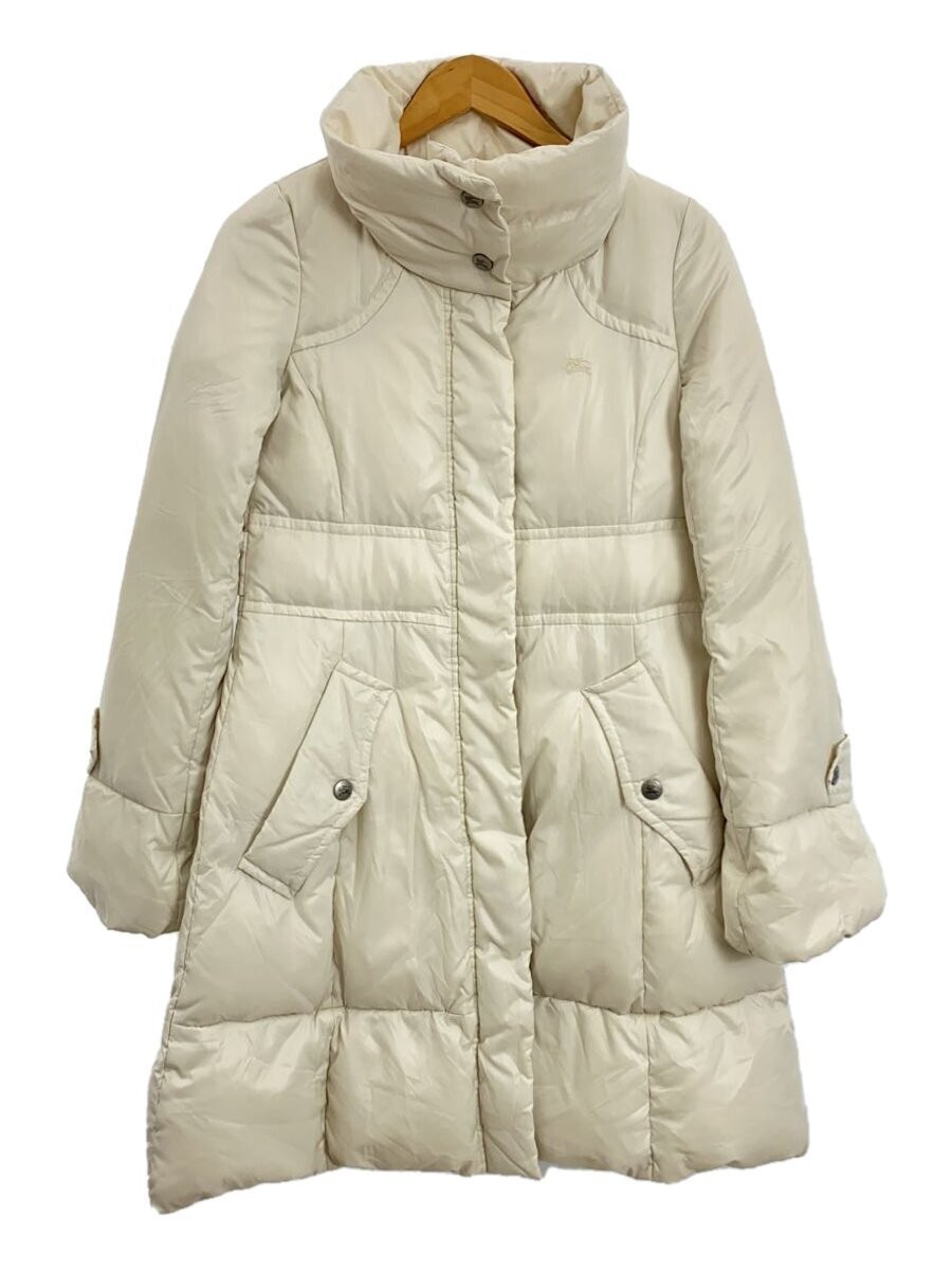 BURBERRY London Womens White Nylon Coat Jacket Size 40 Style EG ZHA