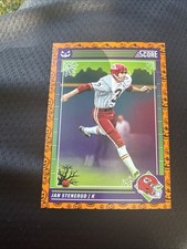 2024 Score Orange Pumpkin #143 Jan Stenerud HOF CHIEFS 