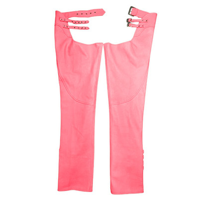 Pink Assless Chaps With Adjustable Straps