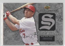 2003 Upper Deck Classic Portraits Stitches Jerseys 7/299 JD Drew #GJ-JD 0c6