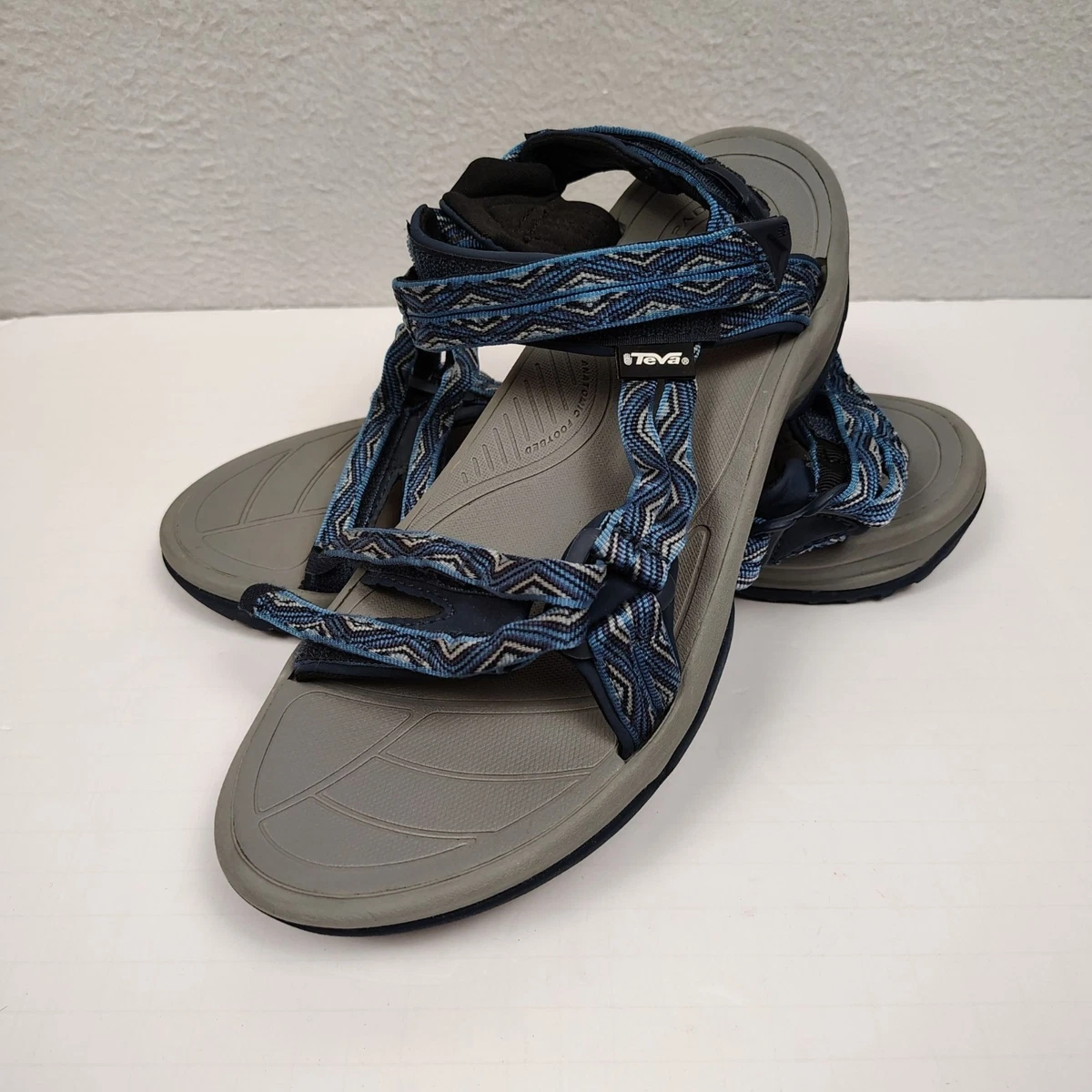 Teva Terra Fi  Grey Psychedelic Hiking Sport Sandals Pre-owned Teva Men main image 3