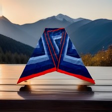 Vintage American Airlines Flight Attendant Scarf Sleek Fashionable Elegant Posh