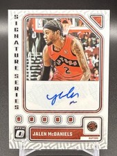 2023-24 Panini Donruss Optic - Signature Series Jalen McDaniels #SS-MCD (AU)