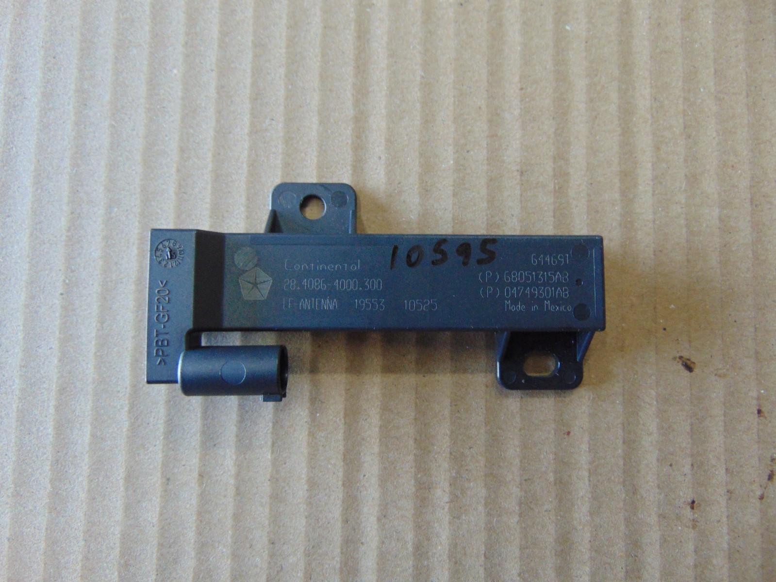 11-23 DODGE CHARGER FITS KEYLESS KEY LESS DOOR ENTRY 68051315AB #10595