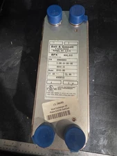 Heat Exchanger: 1,200,000 BtuH Bell & Gossett 127,250 BtuH Oil 50 gpm, 60 Plates