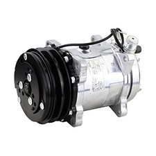 Universal A/C Compressor 2PK Clutch SD 508 Style 5H14 R134A V Belt with Charge