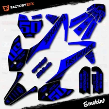 Black & Blue Smokin Racing Graphics Kit fits 16-23 KTM 50sx 50 sx Decal Sticker