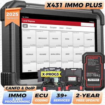 LAUNCH Diagnosegerät X431 IMMO PLUS Schlüsselanhänger-Programmiertool Codierung
