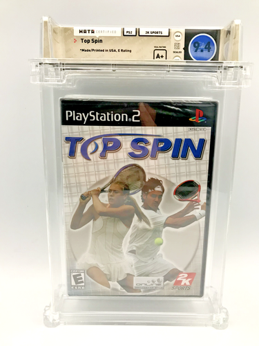Top Spin (PS2, Playstation 2) WATA 9.4 A+ New Sealed Graded