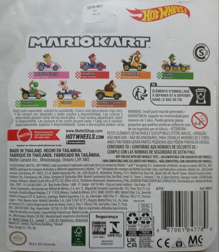 New Hot Wheels MarioKart YOSHI Standard Kart 1/64 - Imagen 2 de 2
