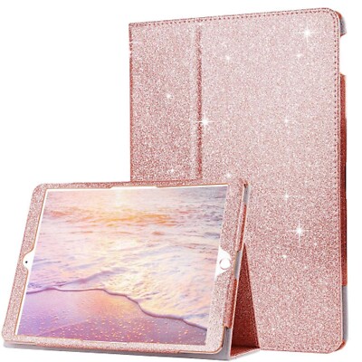 Original Apple iPad Flip Glitzer Case Hülle für iPad 10.2, Air1/2 9.7 Mini iPad2