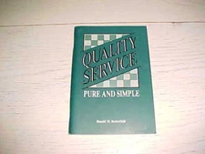 Quality Service Pure And Simple PB Book R. Butterfield Business Improve Control