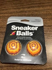 Sneaker Balls Tie Dye Shoe Freshener - Yellow/Orange/Purple NEW Fresh & Clean