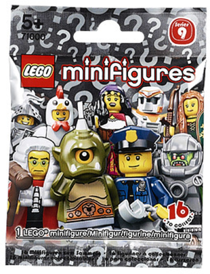 Lego Series 9 Collectible Minifigures 71000 New Factory Sealed
