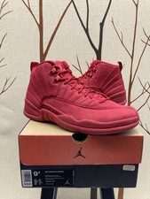 jordan retro 12 red suede