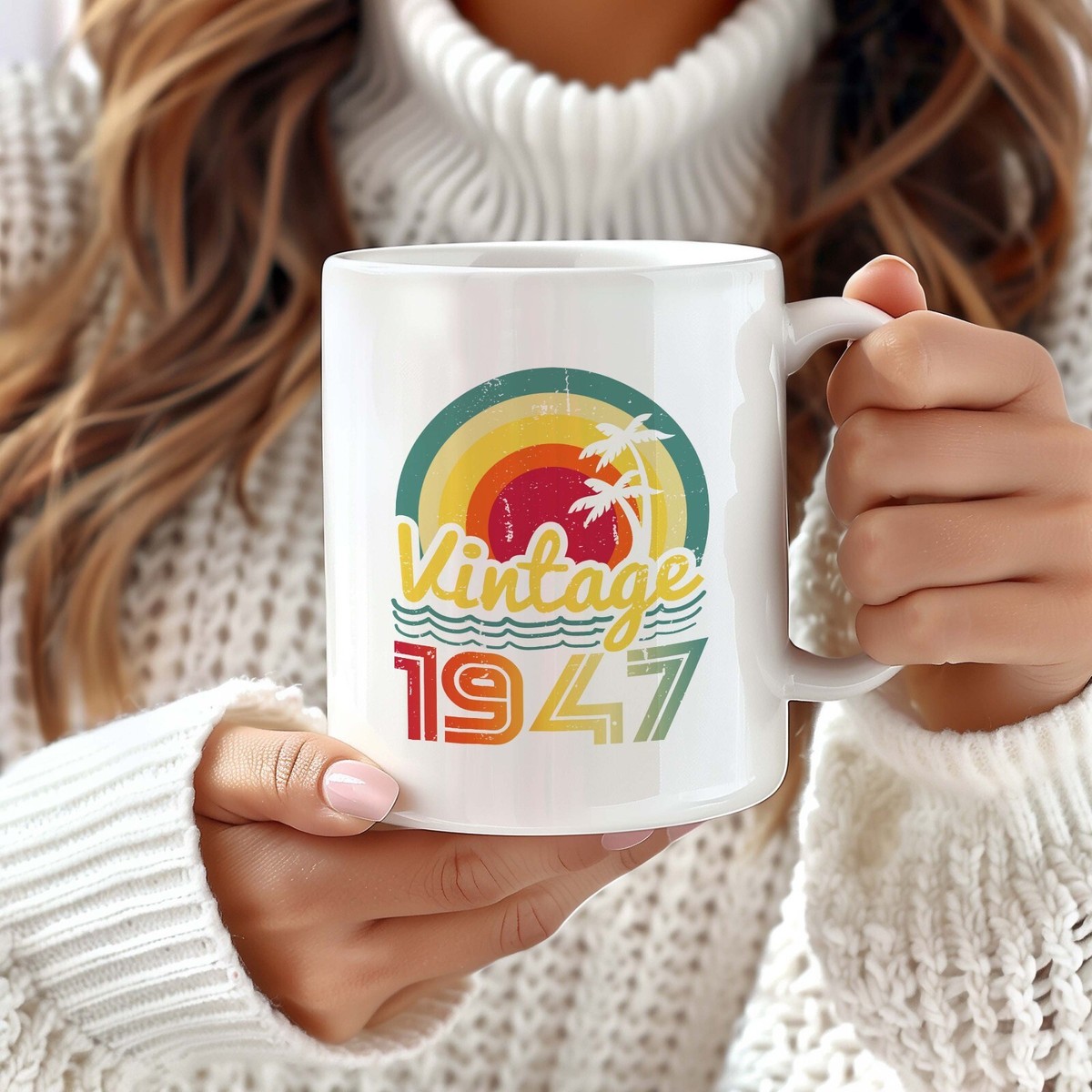 Vintage - Summer - 1947 - Birthday Anniversary Year Mug
