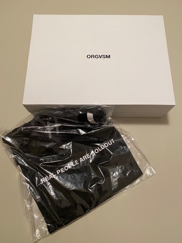 Orgvsm “real people are soldout” tee black, taglia XL, NUOVA | eBay