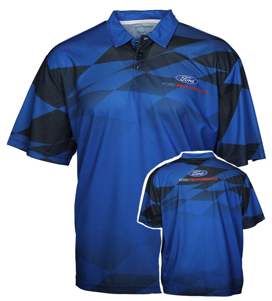 Ford Performance Checkered Flag Dry Wicking Blue Polo T-Shirt
Opens in a new window or tab