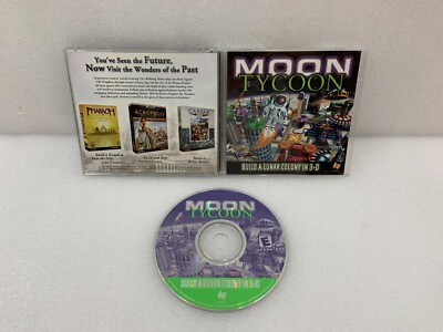 Moon Tycoon (PC CD Legacy Interactive) Case and game