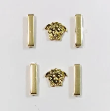 Versace VE 4460D VE 3344 VE 3348 Golden Replacement Temple Side Logo Genuine