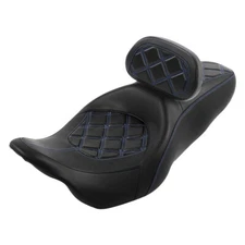 Driver Passenger Seat + Rider Backrest Fit For Harley Touring Road King 09-2023