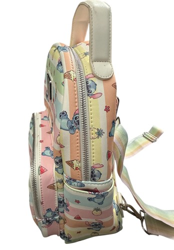 Loungefly Disney Stitch Fruits Mini Backpack Bag Summer Tropical Print - Picture 13 of 13