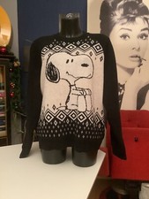 Soulland x Peanuts Pullover Weiß/Schwarz Wol...