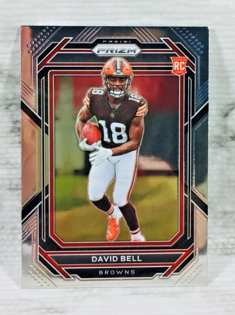 2022 PANINI PRIZM FOOTBALL #334 DAVID BELL RC ROOKIE CARD (BROWNS)