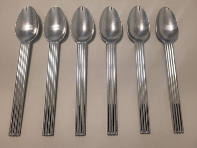 IKEA IKE12 Stainless Set of 6 Place/Oval Soup Spoons