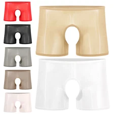 Men Underwear Low Rise Boxer Shorts Sissy Underpants Swimsuit Breifs Stretchy