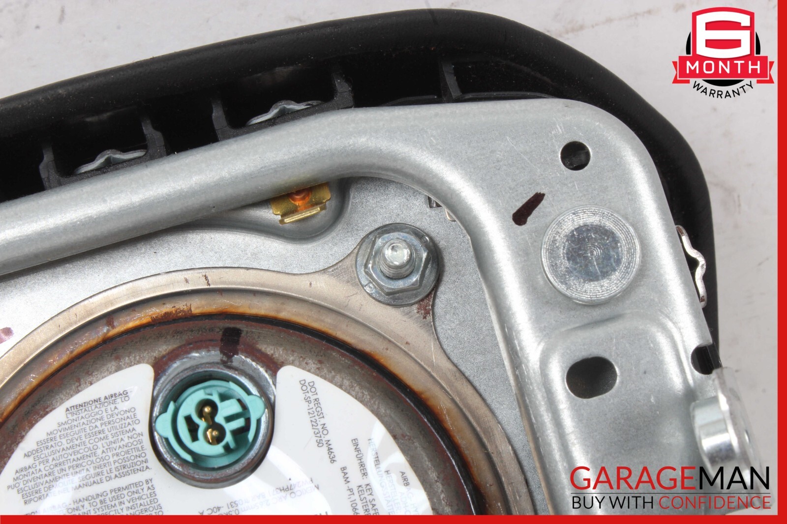 14-20 Maserati Ghibli Black Driver Column Steering Wheel Crash Airbag