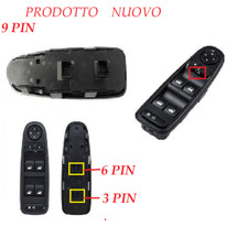 PER CITROEN C4 4 PICASSO SINISTRA INTERRUTTORE ALZACRISTALLI PULSANTIERA SX