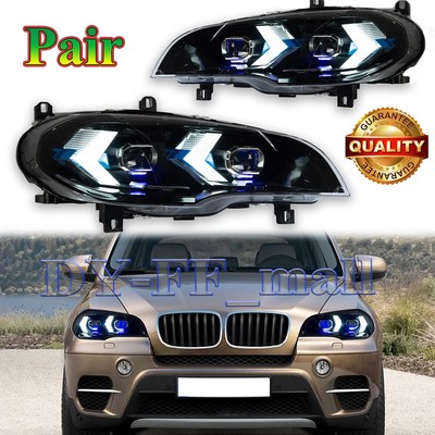 Upgrade HID AFS Projektor LED Tagfahrlicht DRL Scheinwerfer für BMW X5 E70 07-13
