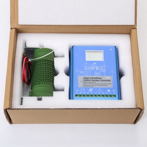 1000W Wind 1000W Solar Hybrid MPPT Laderegler 12V24V Batterie Regulator mit Dump - Picture 5 of 24